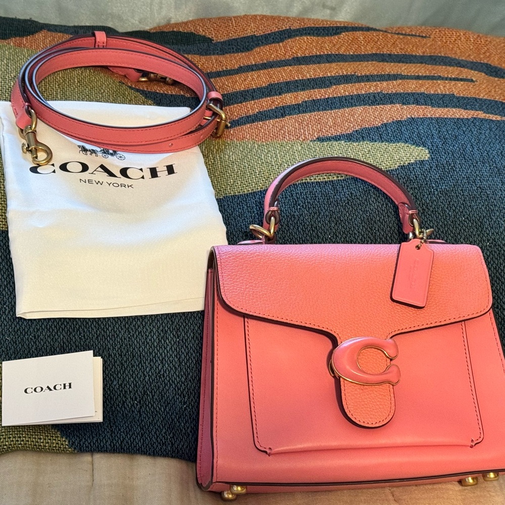 Coach Tabby Top Handle in “Taffy Pink”